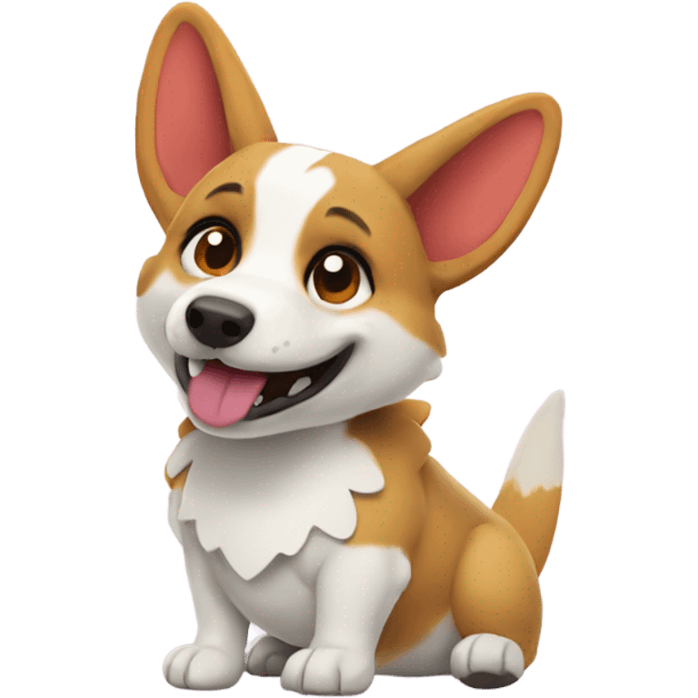 Corgi dragon emoji