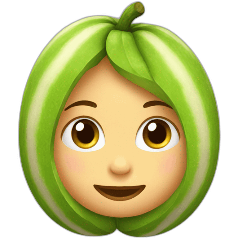 Girl melon emoji