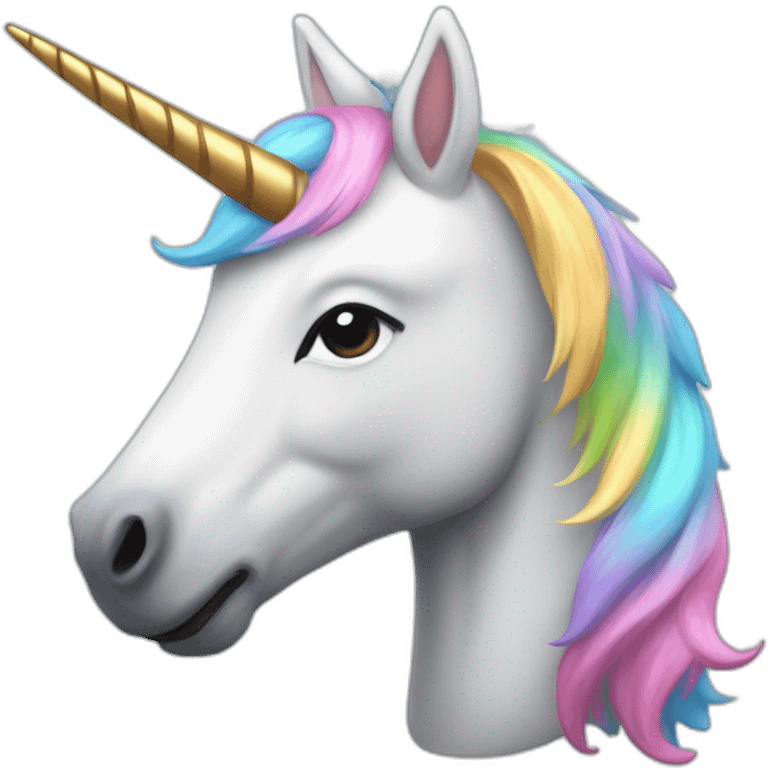 unicorn with simulation powers emoji