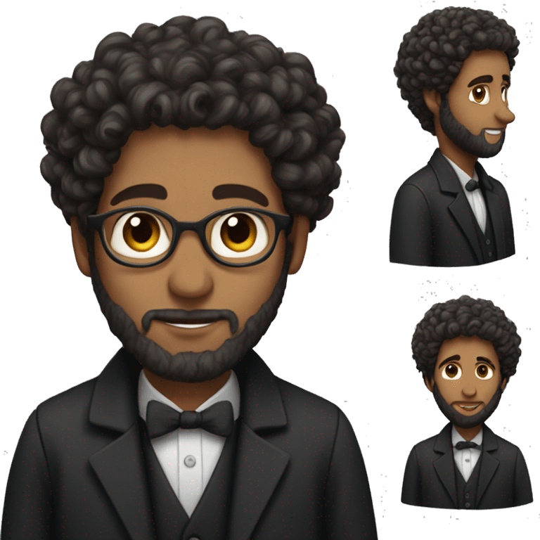 orthodox Jewish man with curls emoji