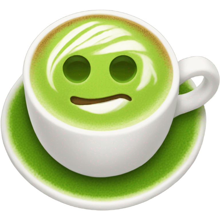 Matcha latte emoji