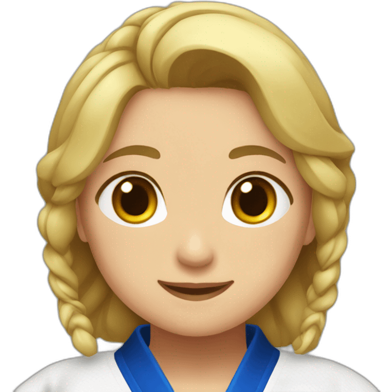 Fille judokate emoji