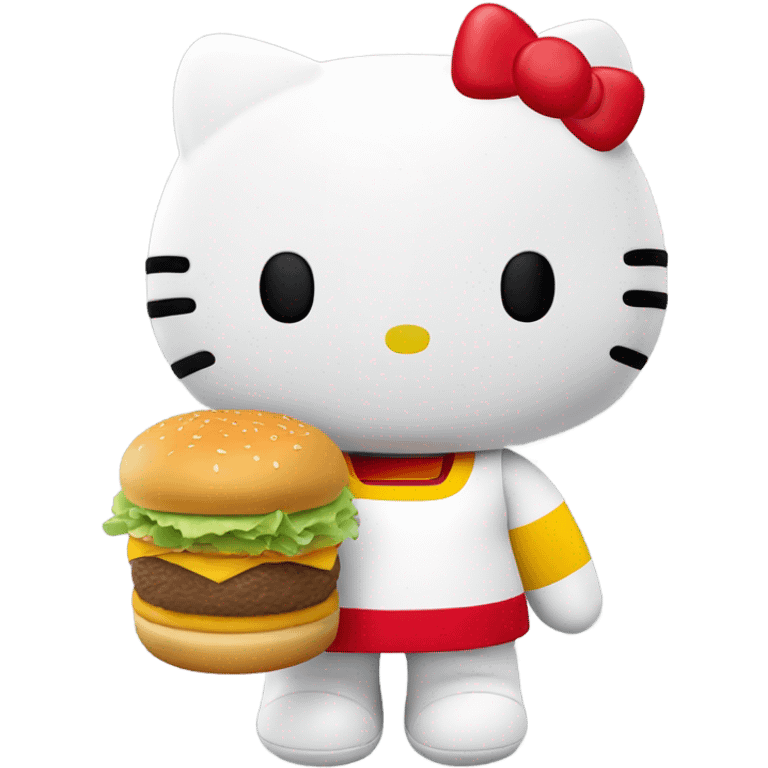 McDonald’s hello kitty emoji