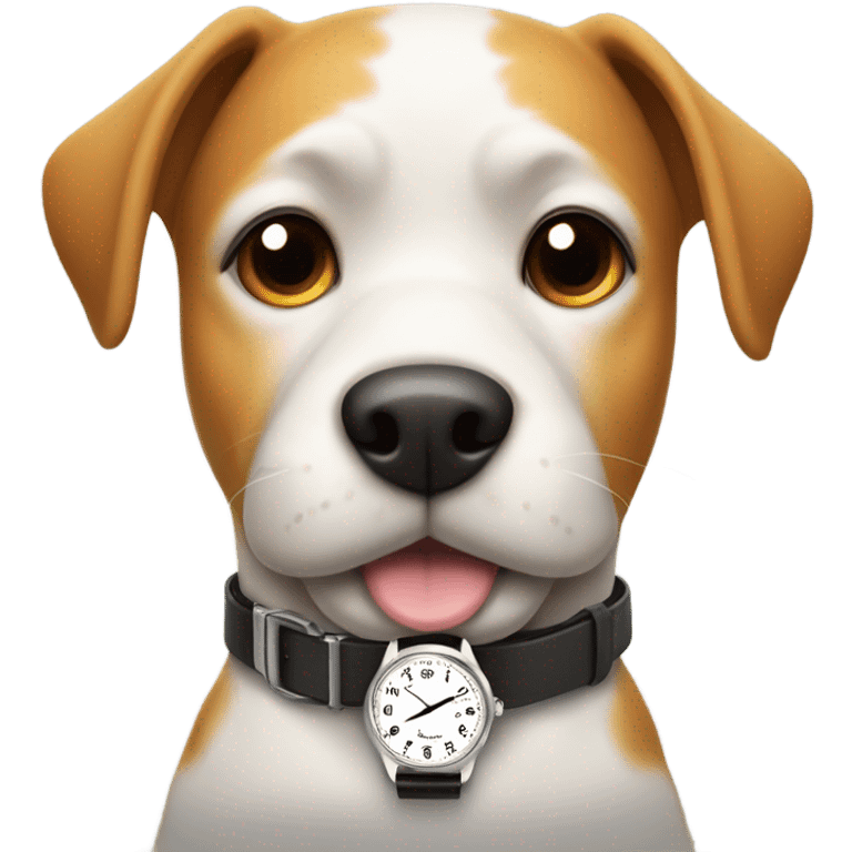 Dog as a watch emoji