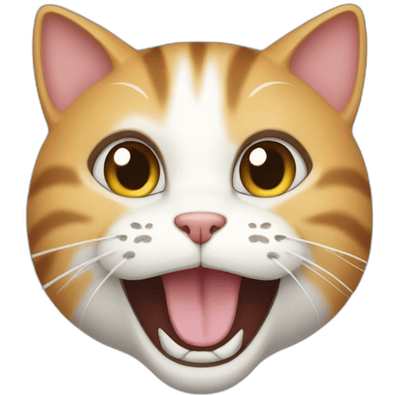 Cat happy emoji