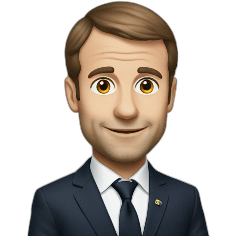 Macron en rat emoji