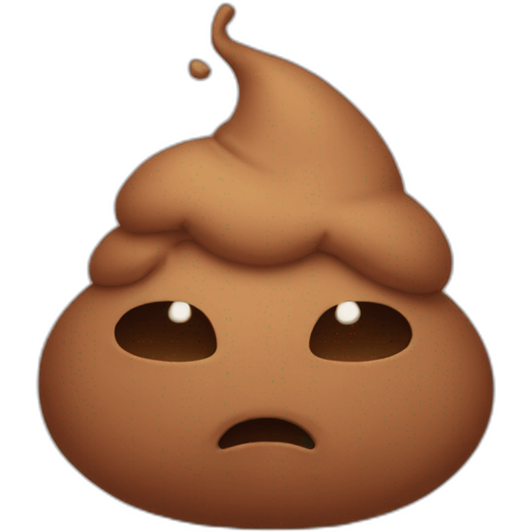 sad poop emoji