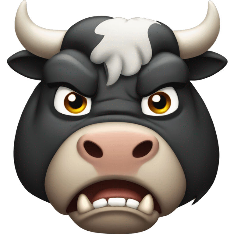 angry bull emoji