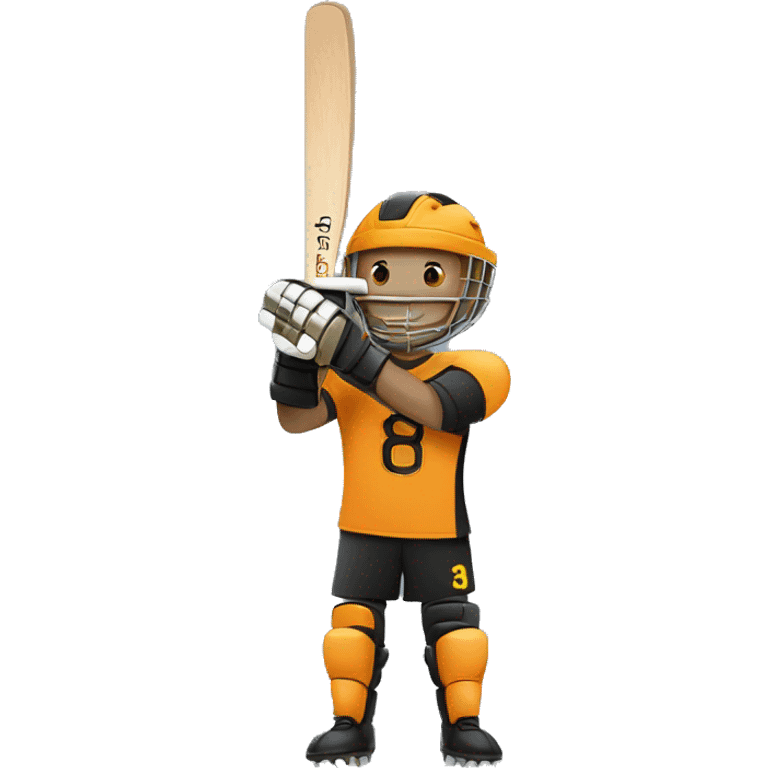 Goalkeeper with wooden sword and pencil  emoji