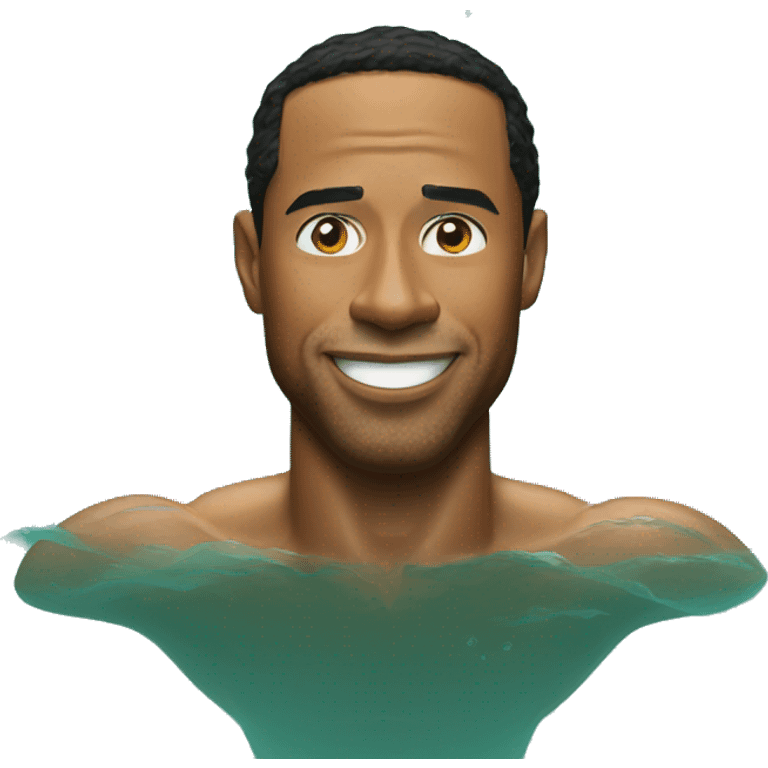 Tiger woods swimming emoji