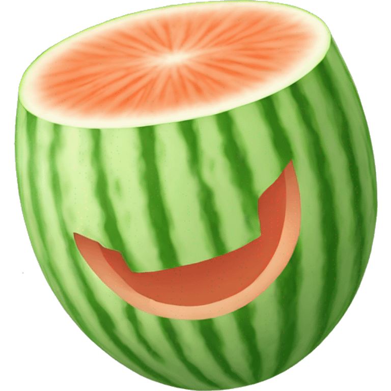 Japanese melon drink emoji