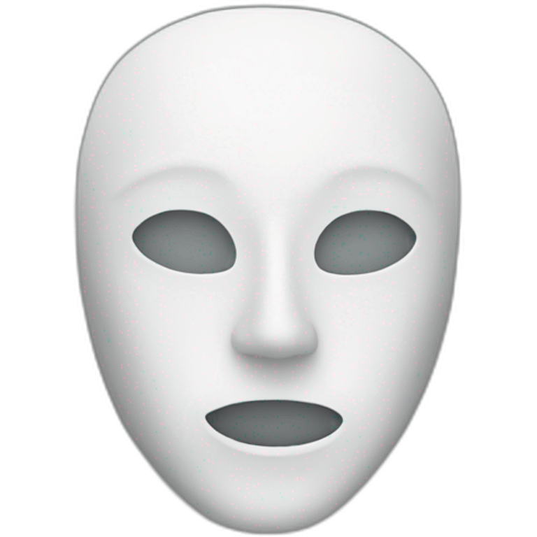 blank mask emoji