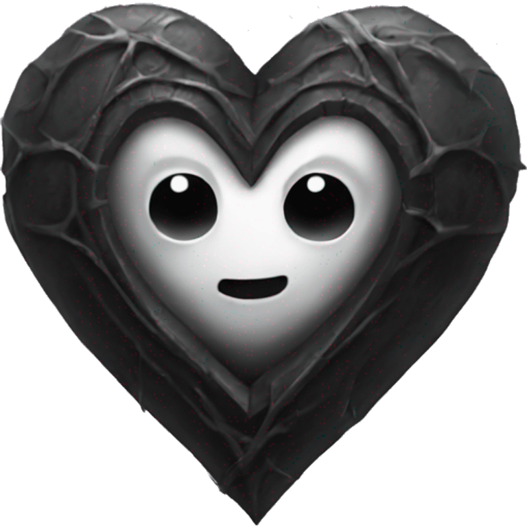 Gothic heart emoji