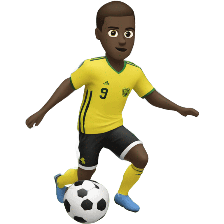 Alexander isak shooting a ball into the back of the net emoji