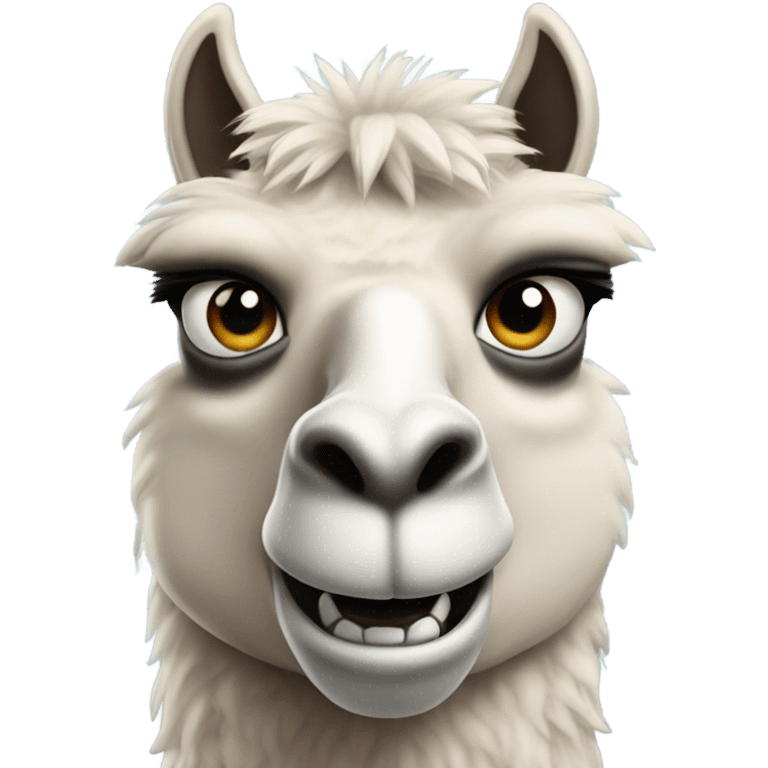 Angry lama  emoji