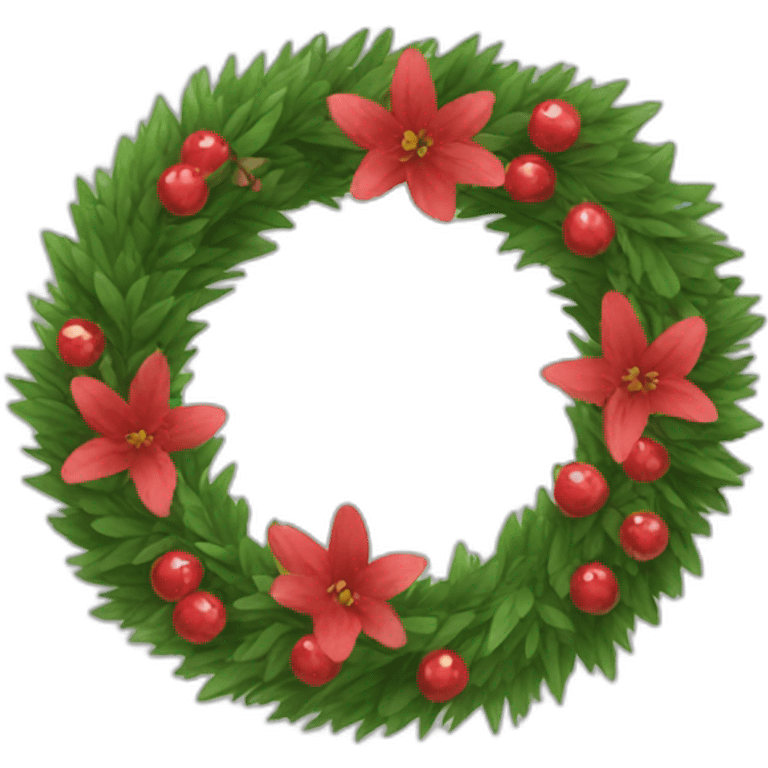 wreath emoji