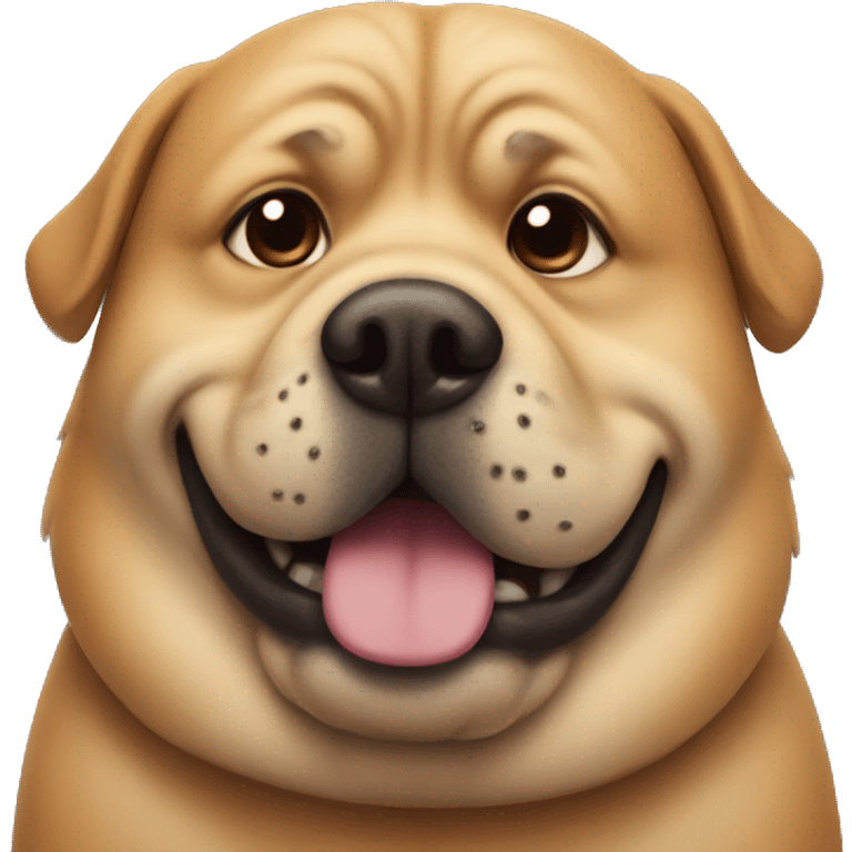 Fat dog emoji