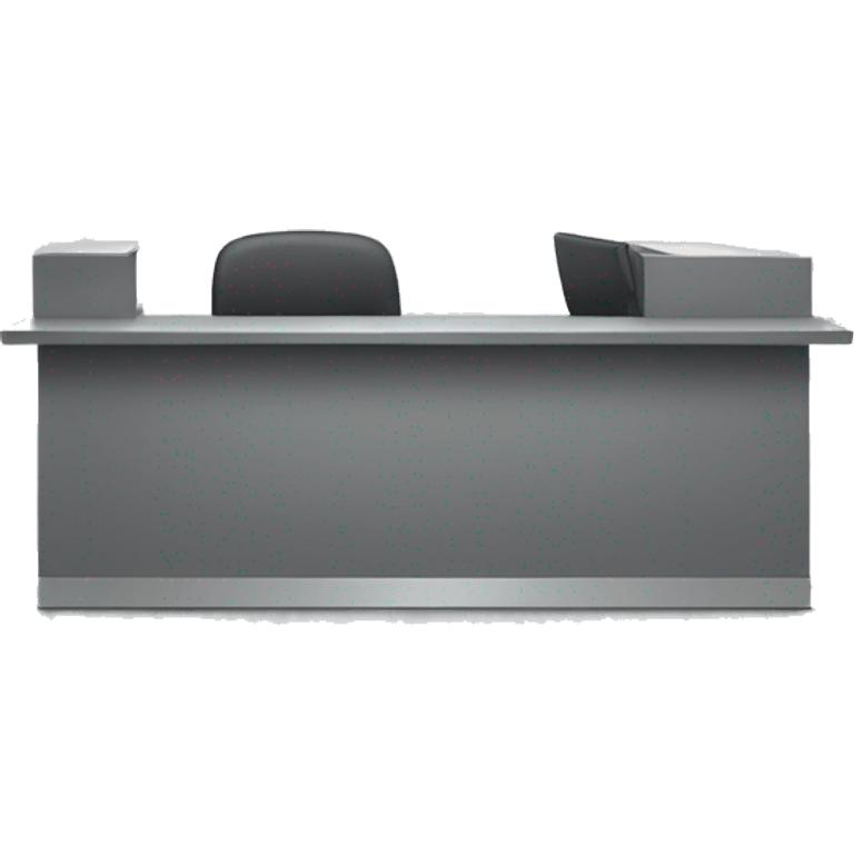 GRAY WELCOME DESK emoji