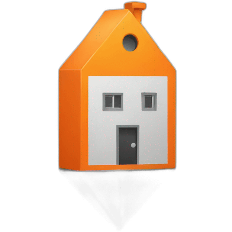 location pin orange emoji