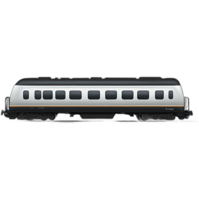 fast black train emoji