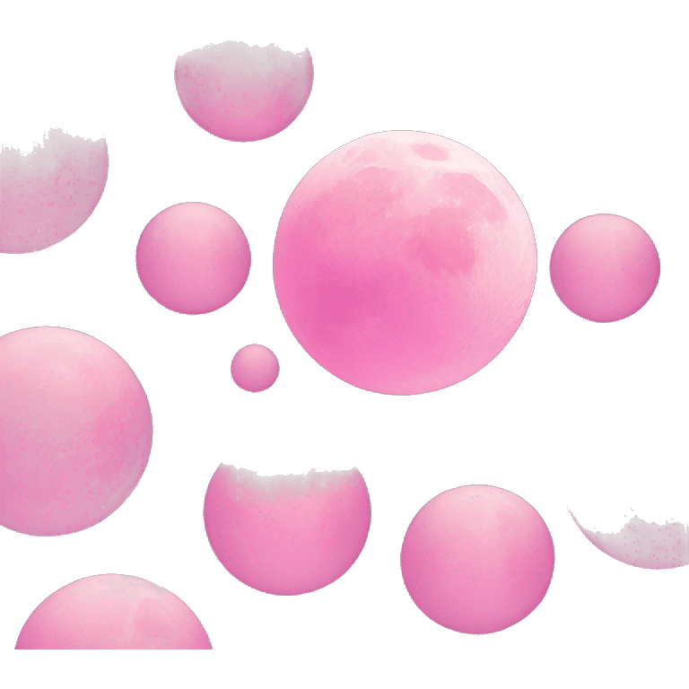 Pink moon  emoji