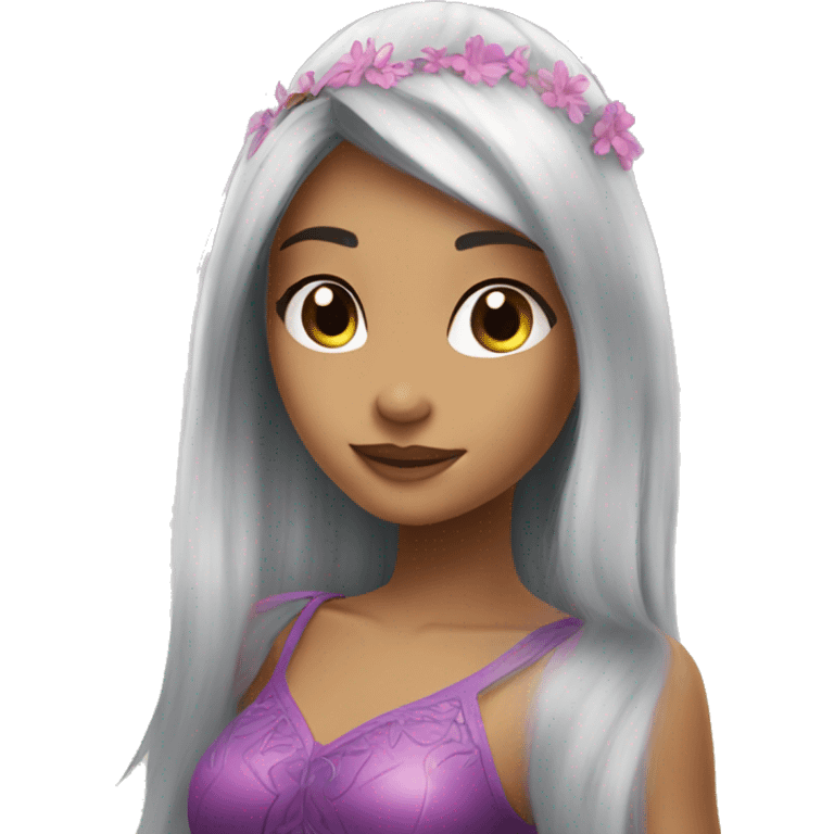 Flora from Winx Club emoji