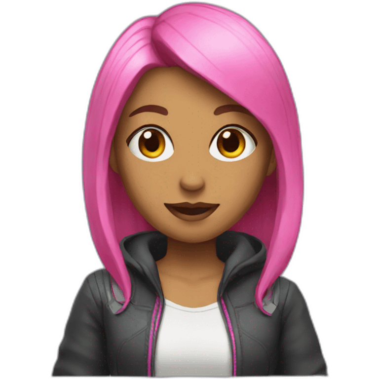 Gamer girl emoji