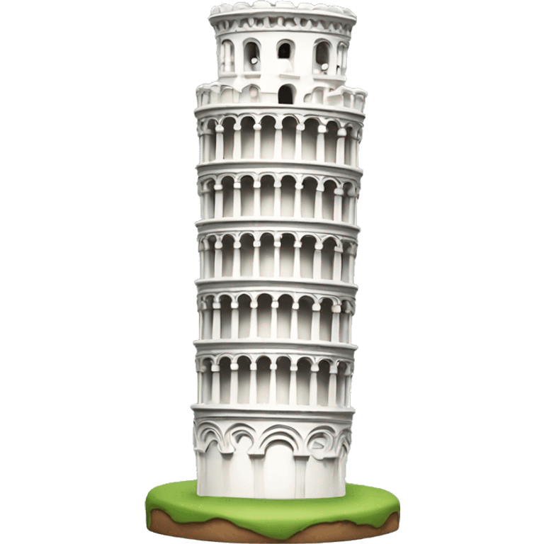 Super tiny Leaning tower of pisa  emoji