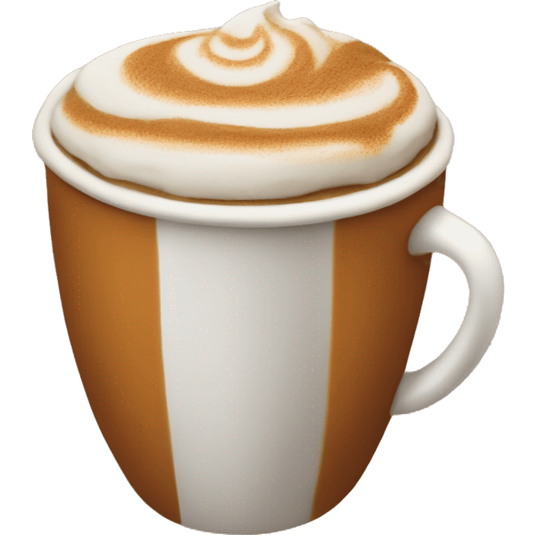 pumpkin spice latte from starbucks emoji