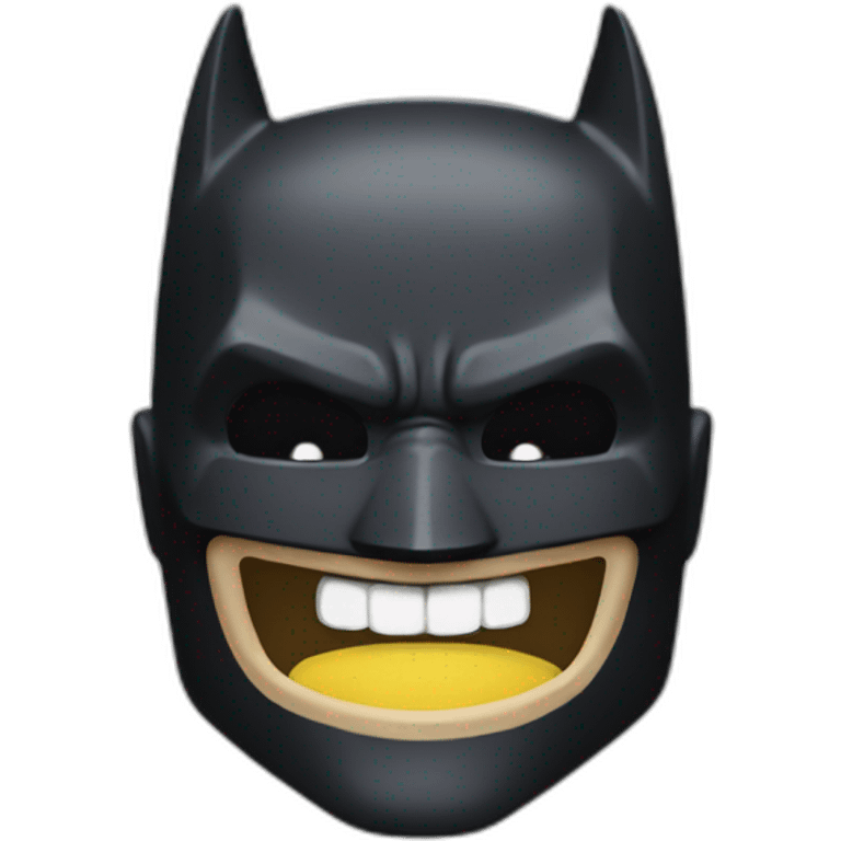 Batman smile emoji