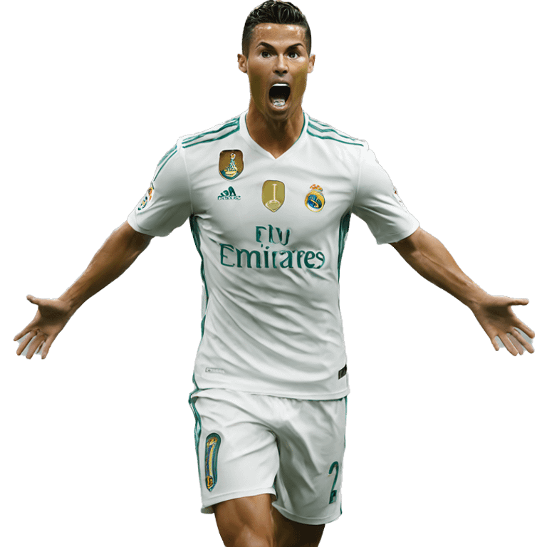 Suprised Cristiano Ronaldo emoji