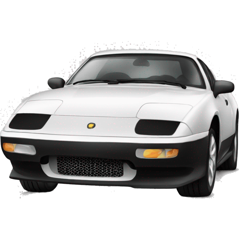 a black and white sports car drawing  emoji