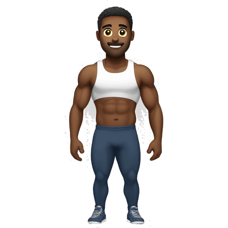 a masive gym guy emoji