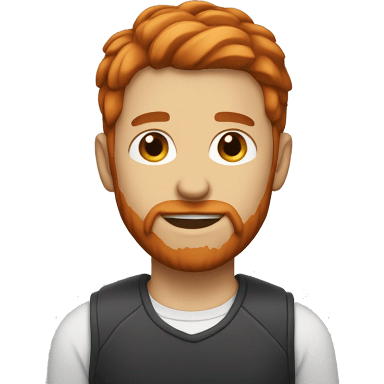 male with short red hair and beard emoji