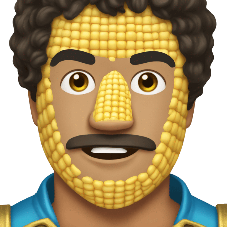 Nacho libre get that corn out of my face  emoji