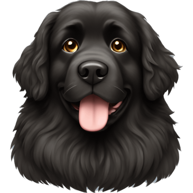 Newfoundland dog emoji