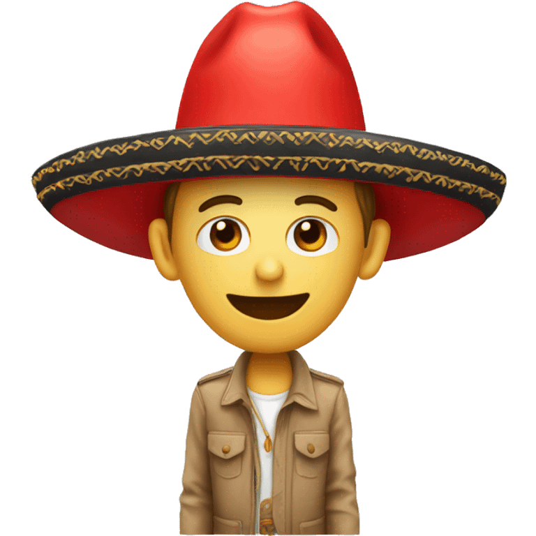 mono con sombrero rojo emoji