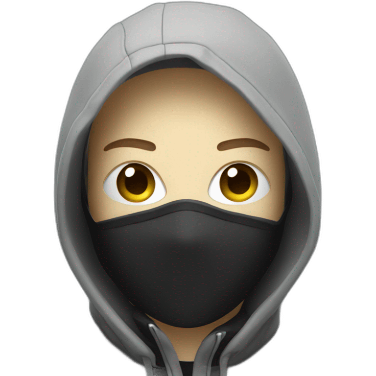 Alan walker with mask emoji