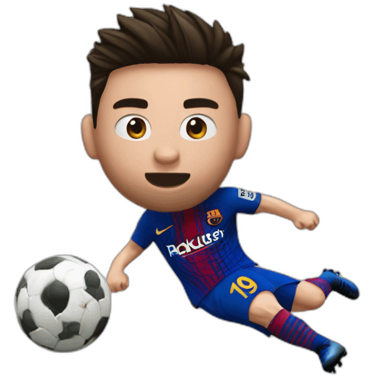 Messi kill Ronaldo emoji