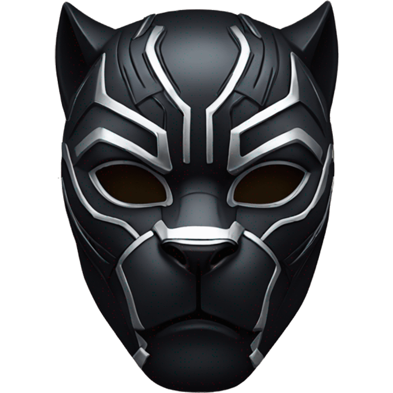 Black panther mask emoji