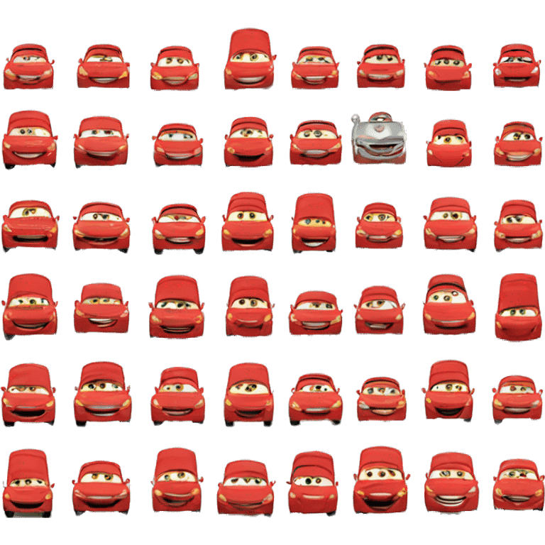 Lightning McQueen Emoji emoji