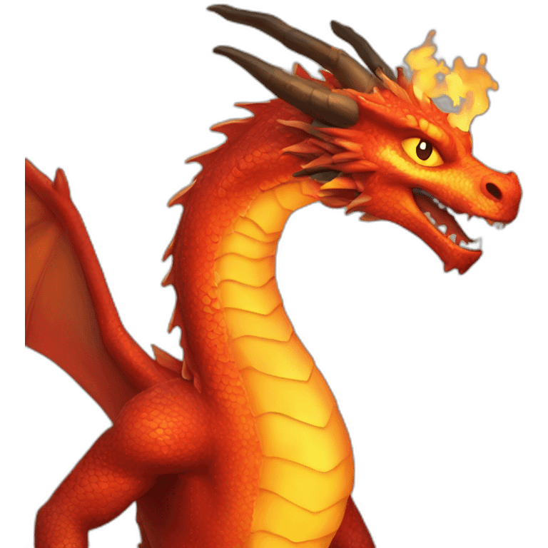 New Year's Fire Dragon emoji