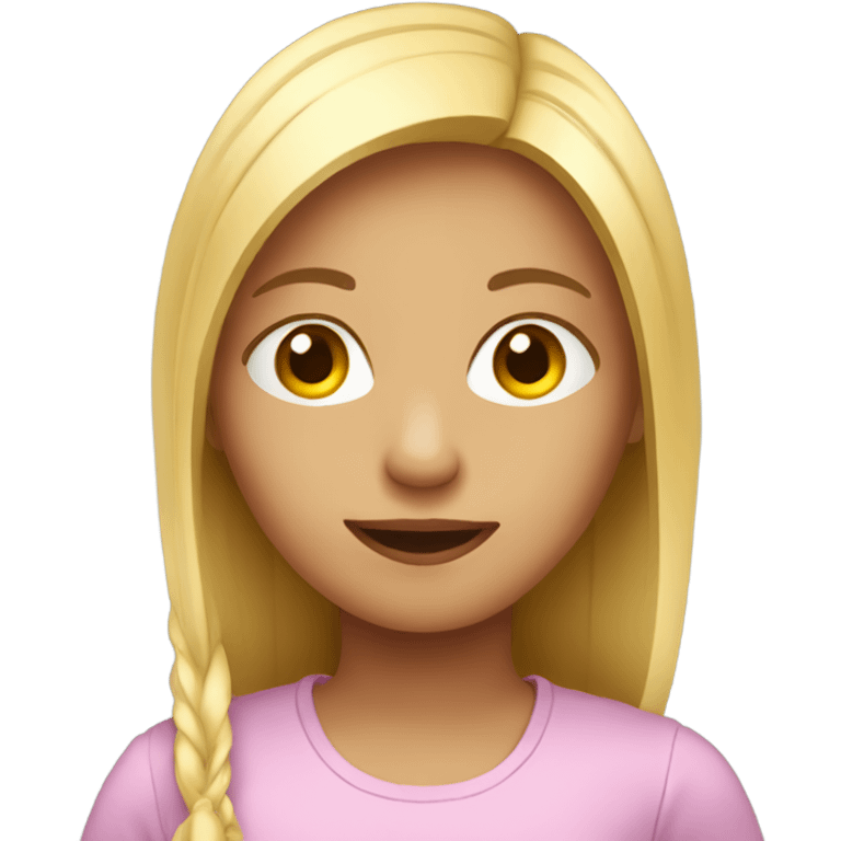 Girl on computer emoji