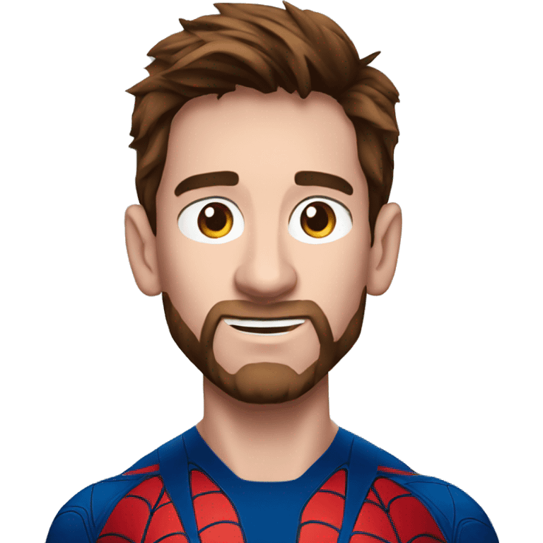 spiderman leo messi emoji