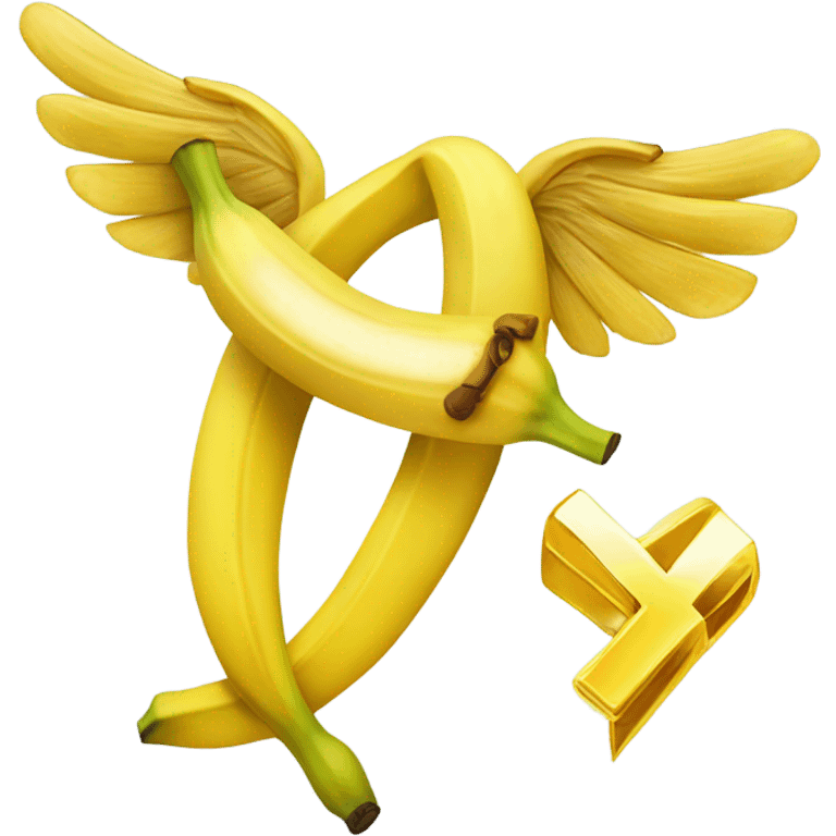 https://www.emojis.com/emoji/gold-banana-40z2jQvzCEa and https://www.emojis.com/emoji/letters-xaequa-and-with-wings-BRYp1PWtQ9R emoji