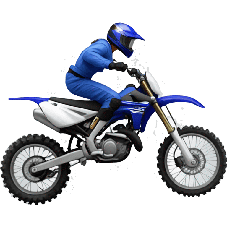 Yamaha Dirt bike wheeling emoji