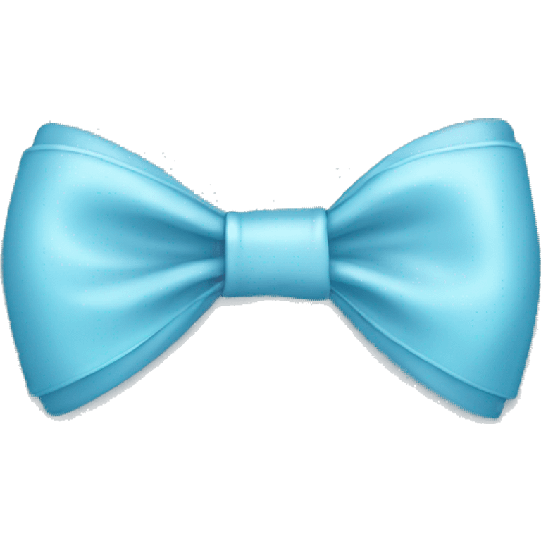 light blue bow emoji