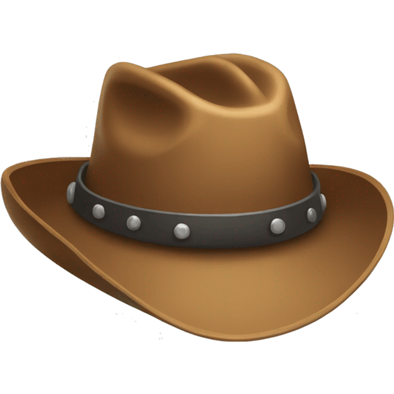 Tipping cowboy hat emoji