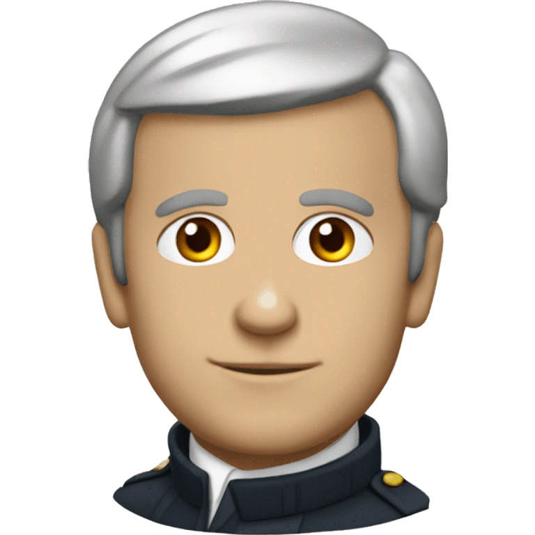 Macron déguisé emoji