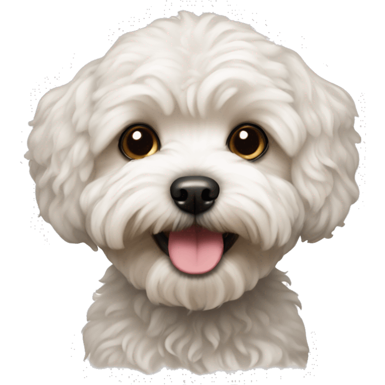 Maltipoo dog emoji